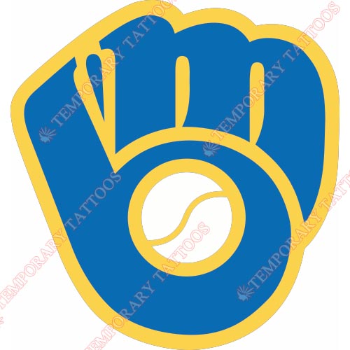 Milwaukee Brewers Customize Temporary Tattoos Stickers NO.1718